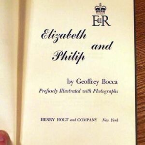 ELIZABETH AND PHILLIP, 1953, FIRST EDITION, GEOFFREY BOCCA, HARD COVER, PHOTOS